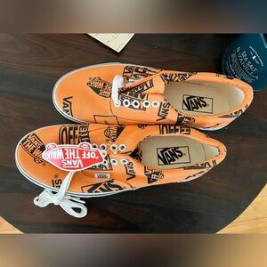Vans Orange Sneakers women’s 9
